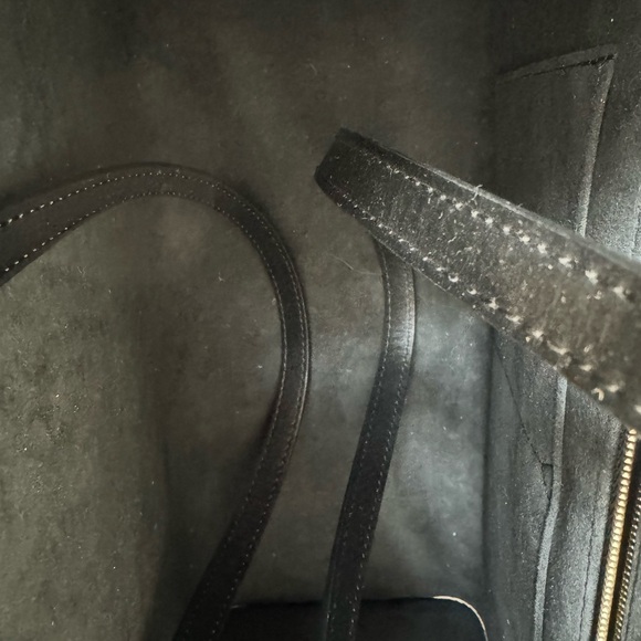 Louis Vuitton on the go mm tote black and crème - Picture 7 of 8